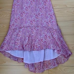 Ann Taylor Dresses - Ann Taylor Pink Paisley High Low Silk Dress Ann Taylor Dresses - Ann Taylor Pink Paisley High Low Silk Dress